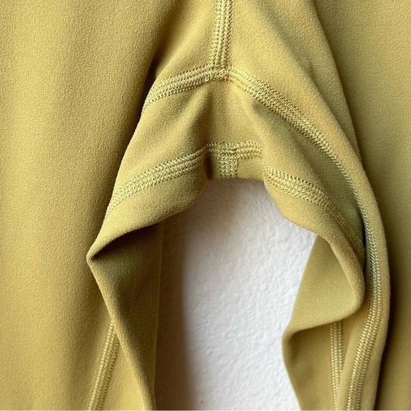 Lululemon Align Full Length Pant 28" in Mustard Yellow Grape Leaf Sz 2 - Picture 13 of 16